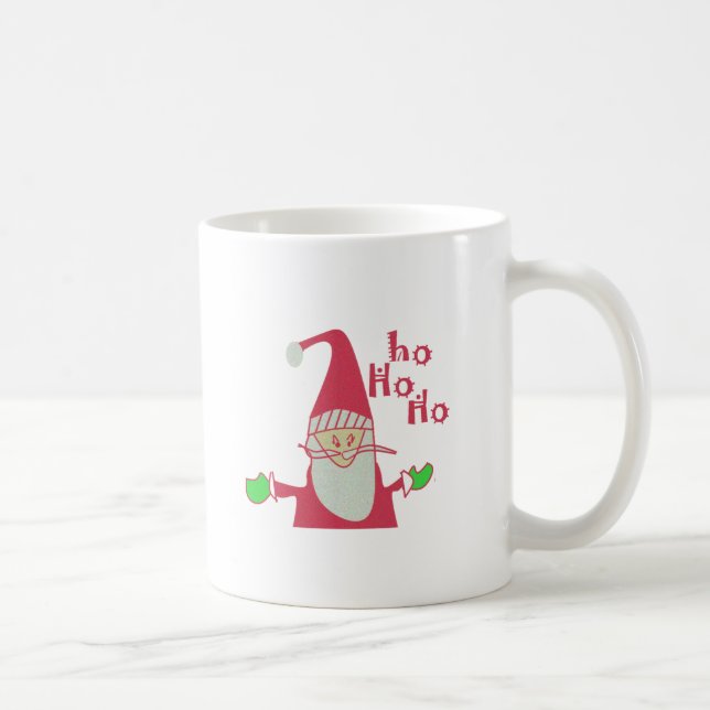 Mug Père Noël humoristique avec Ho Ho Ho Festive (Droite)
