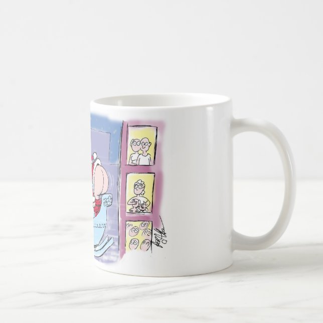 Mug Père Noël jette un bancal ! (Droite)