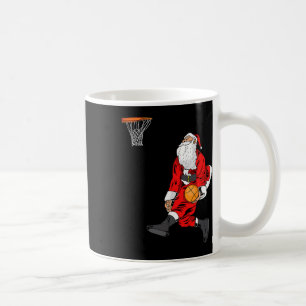 Mug Père Noël Jouer Sketll Slam Dunk Cadeau de Noël