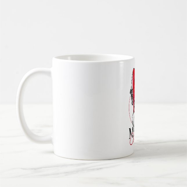 Mug Père Noël Lagotto Romagnolo Joyeuse maman chien de (Gauche)