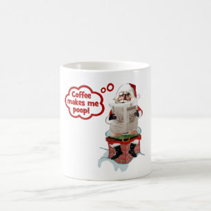 Mug Père Noël - le café me fait la dunette les tass