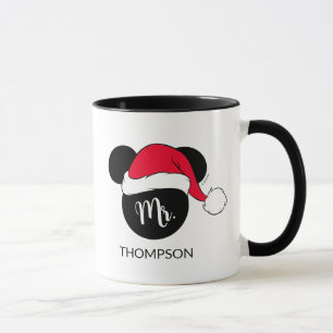 Mug Père Noël Mickey de Noël personnalisé M. le Mari
