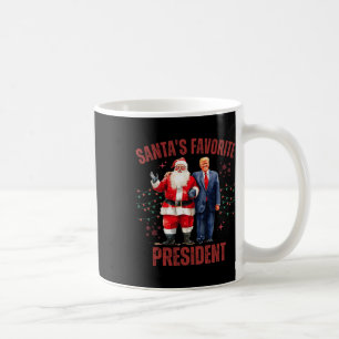 Mug Père Noël Président favori Noël Drôle Trump X