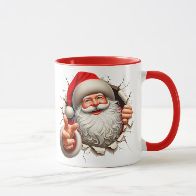 Mug Père Noël s'en sort (Droite)