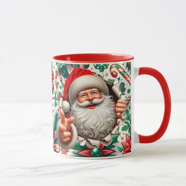 Mug Père Noël s'en sort (Droite)