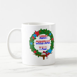 Mug Père Noël Steer - Joyeux Noël Y'all