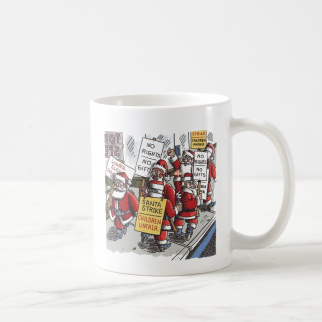 Mug Père Noël Strike à gauche (Droite)