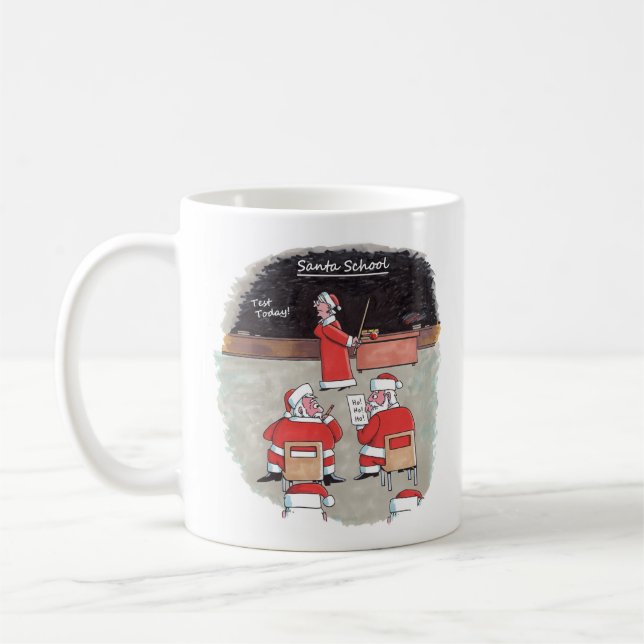 Mug Père Noël Tester la muscade droite (Gauche)