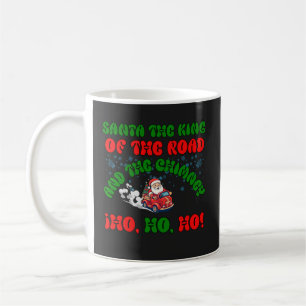 Mug Père Noël Trucker Christmas Road King Holiday Fest