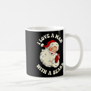 Mug Père Noël Vintage Amusant Rétro J'aime Un Homme Av