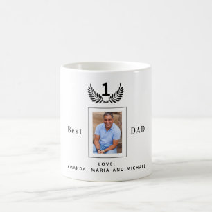 Mug Père père photo noir blanc noms
