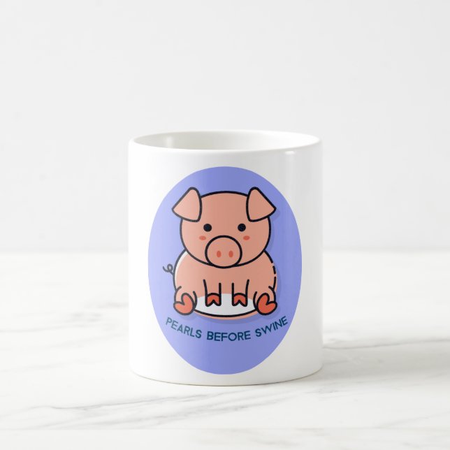 Mug Perles avant le porc (Centre)