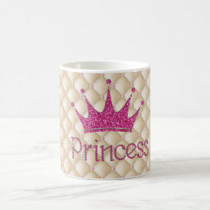 Mug Perles Charmantes Chic ,Diadème, Princesse,Paillet