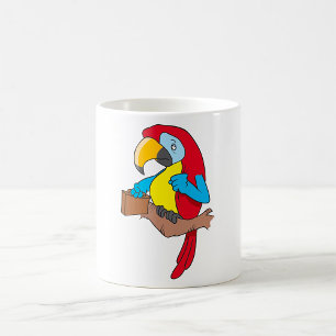 Mug Perroquet Avec Porte-Mousse