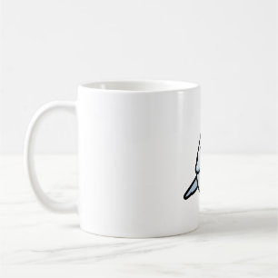 Mug Perroquet blanc-bleu de Chubby