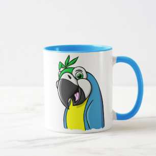 Mug Perroquet de bande dessinée
