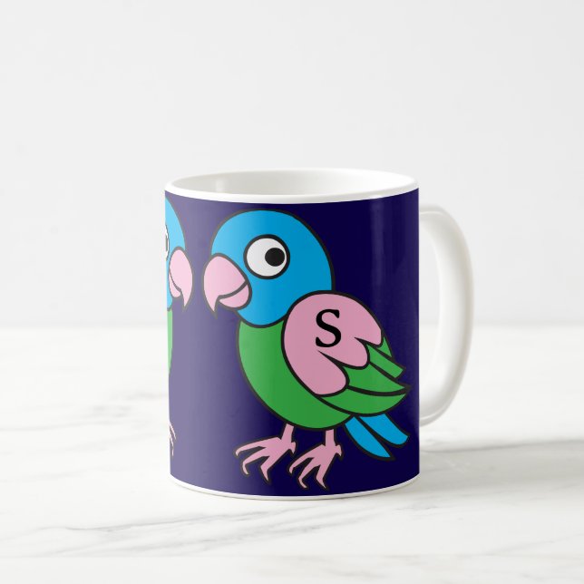 Mug Perroquet jumeaux (Devant droit)