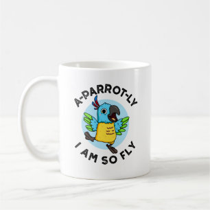 Mug Perroquet-ly Je Suis Si Fly Funny Animal Parrot Pu