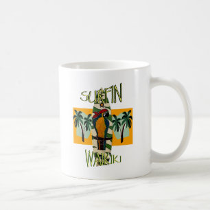 Mug Perroquet surfeur
