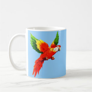 Mug perroquet volant