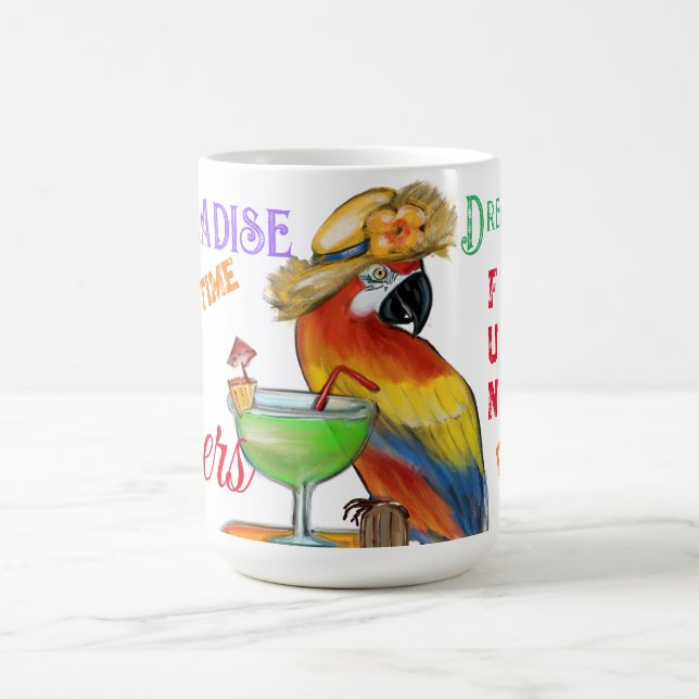 Mug Perroquets de Fête (Centre)