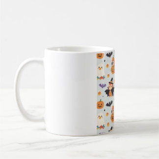 Mug Perroquets en Costume Halloween Mignon