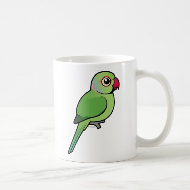 Mug perruche Rose-baguée (Droite)