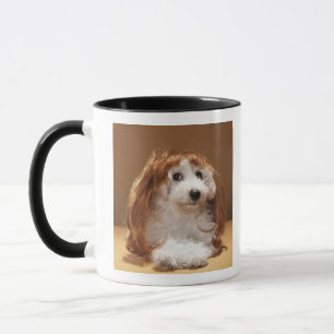 Mug Perruque de port de gingembre de chiot