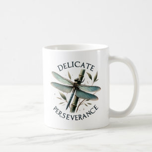 Mug Persévérance délicate - libellule artistique