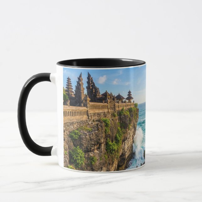 Mug Personalise Uluwatu Bali Temple Cliff Travel (Gauche)