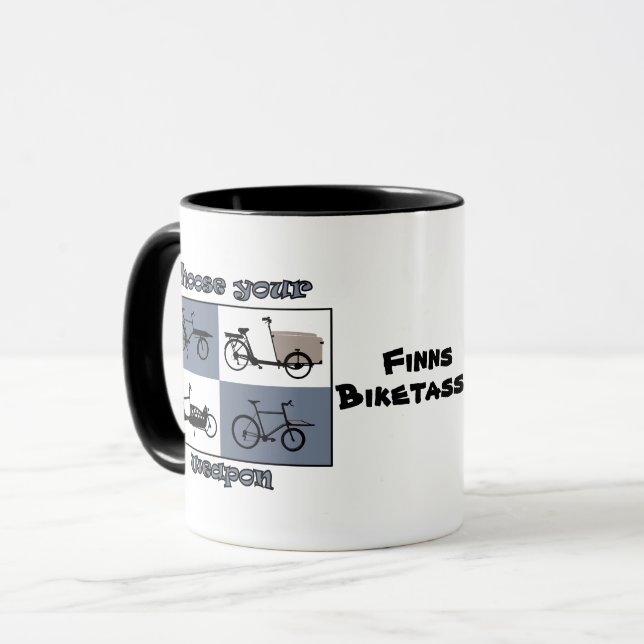 Mug personalisierbar, Lastenrad choisir, Dein Text (Devant gauche)
