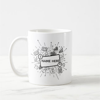 Mug Personalized Accountant Name Minimalist Finance