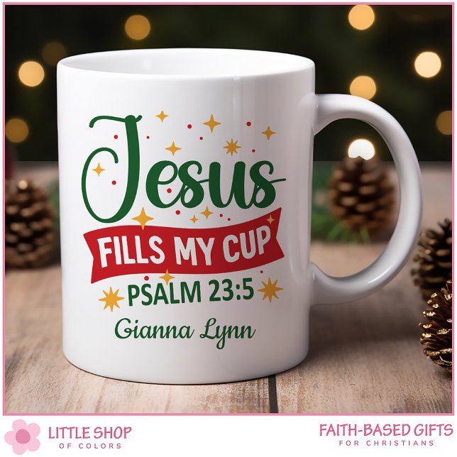 Mug Personalized Bible Verse Christmas (Créateur téléchargé)