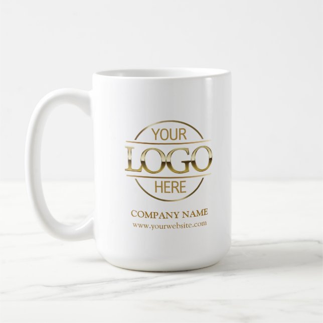 Mug Personalized Business Logo Custom Company Gift (Gauche)