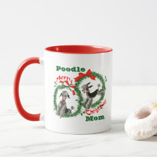 Mug Personalized Christmas Gift for Poodle Dog Owner