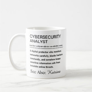 Mug Personalized Cybersecurity Analyst Definition
