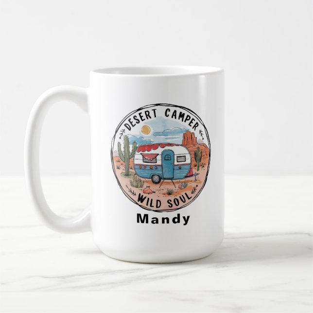 Mug Personalized Desert Camper Wild Soul (Gauche)