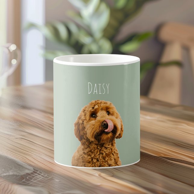 Mug Personalized Dog Photo | Custom Pet Name  (Créateur téléchargé)