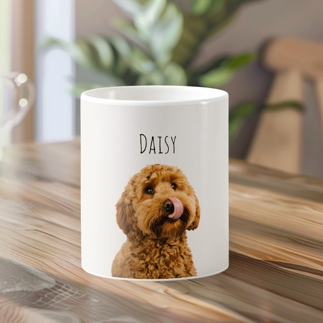 Mug Personalized Dog Photo | Custom Pet Name  (Créateur téléchargé)