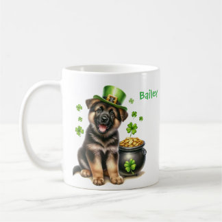 Mug Personalized German Shepherd St. Patty's Day