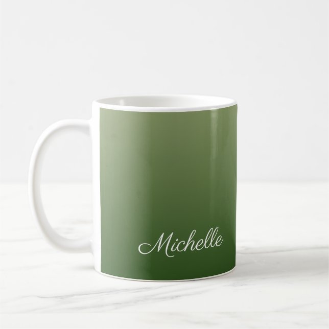 Mug Personalized green (Gauche)