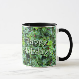 Mug Personalized Holly Berry Christmas Holiday Gift Mu