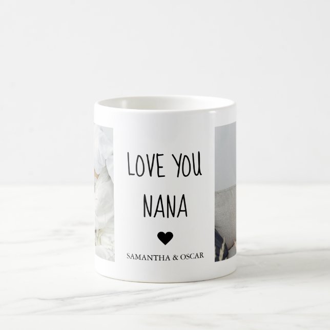 Mug Personalized Love You Nana | Custom Photo Gift (Centre)