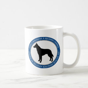 Mug, personalized & Malinois Rescue Logo Coffee Mug