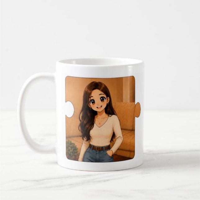 Mug Personalized Matching Coffee (Left)