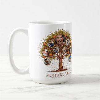 Mug Personalized Mother's Tree 9-Photo Custom Family