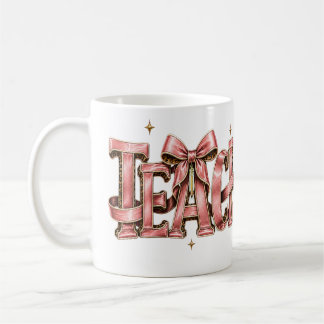 Mug Personalized Pink Bow Name Mug, Coquette Custom Na