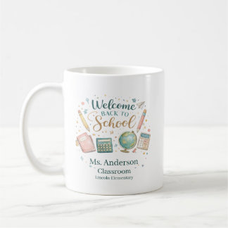 Mug Personalized Welcome Back to School Teacher