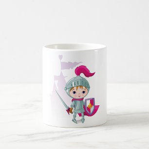 Mug Personnage de chevalier enfant avec bouclier d'épé
