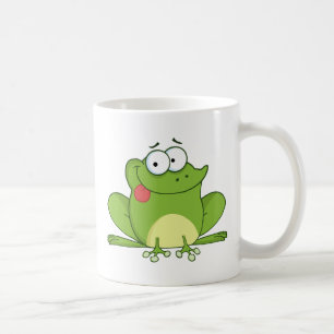 Mug Personnage de dessin animé de grenouille traînant